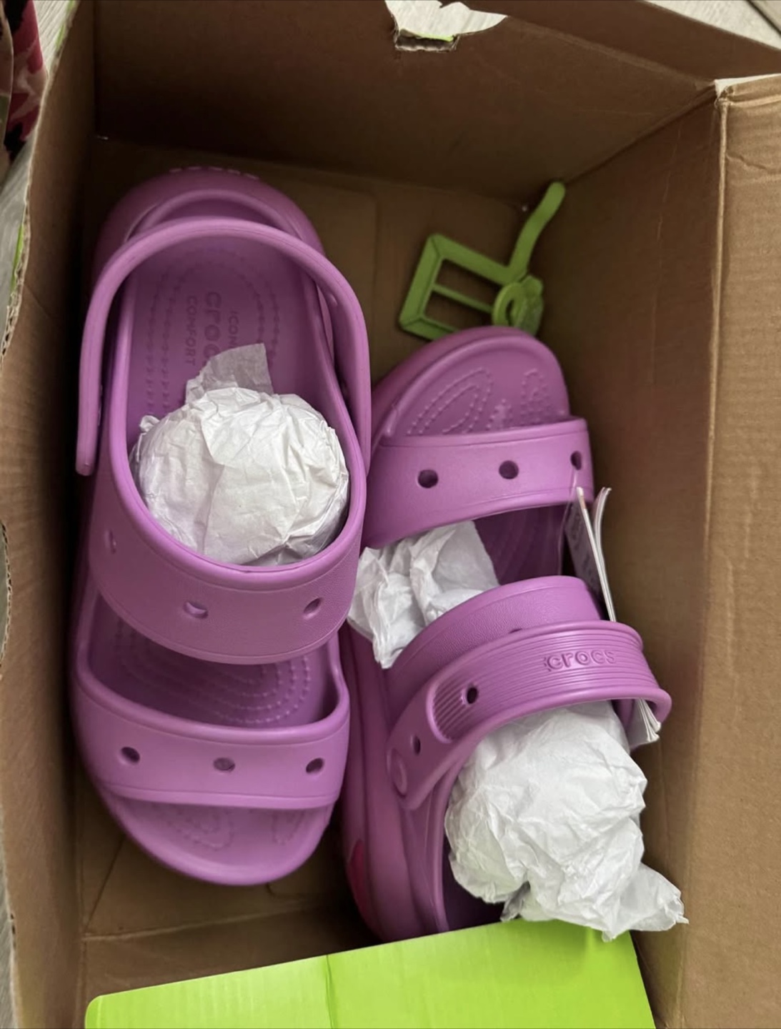 Crocs Mega Crush Sandal - Purple - Women's Size 6