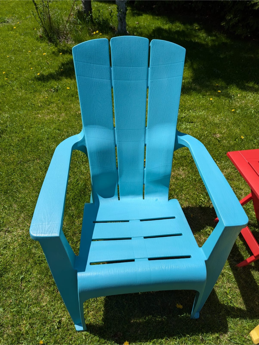 Moulded plastic resin Muskoka chairs and Table - photo 3