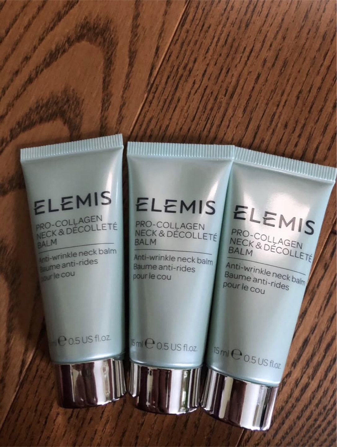 $15 each Elemis Pro-Collagen Neck & Decollete Balm 15ml