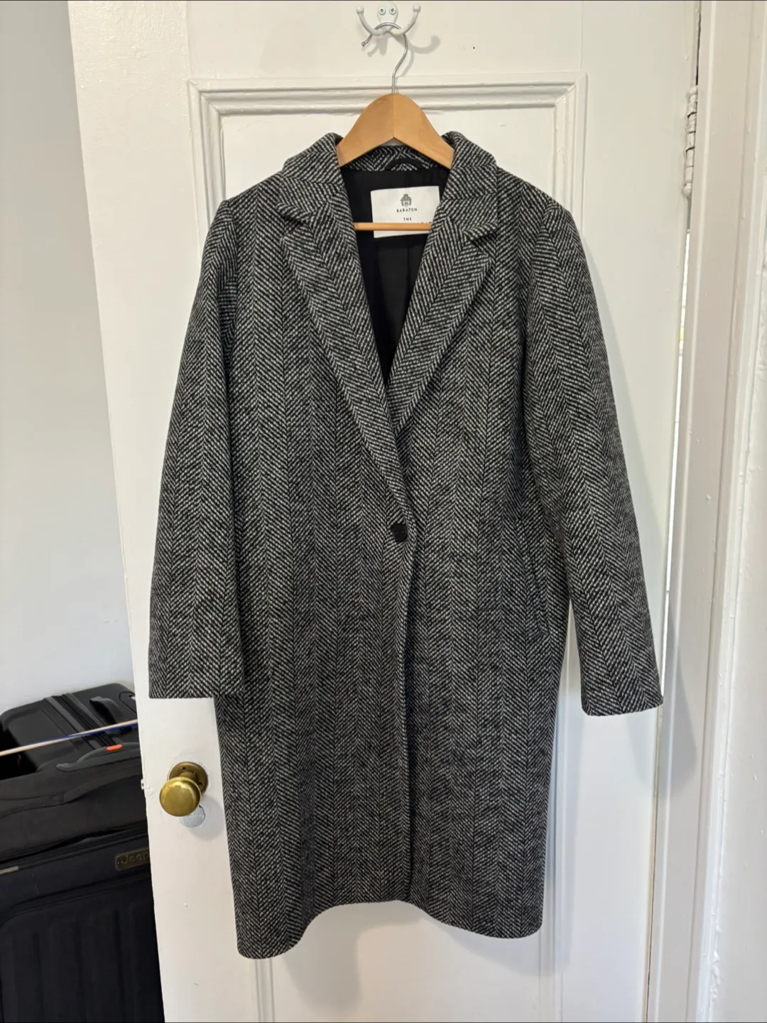 Babaton Stedman Coat – Soft Wool Cashmere – Size Small thumbnail