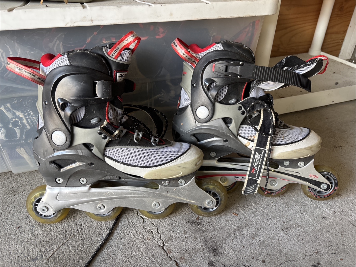 Used XCS Inline Roller Skates - Size Not Specified