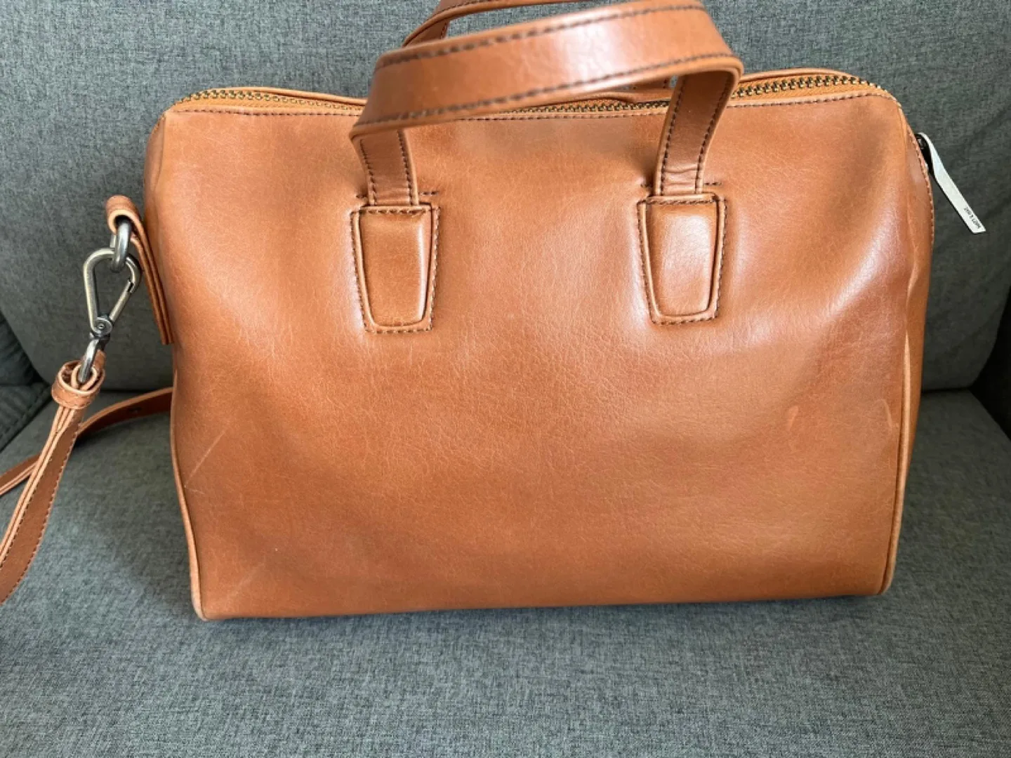 Matt & Nat Brown Vegan Leather Handbag image indicator(3)