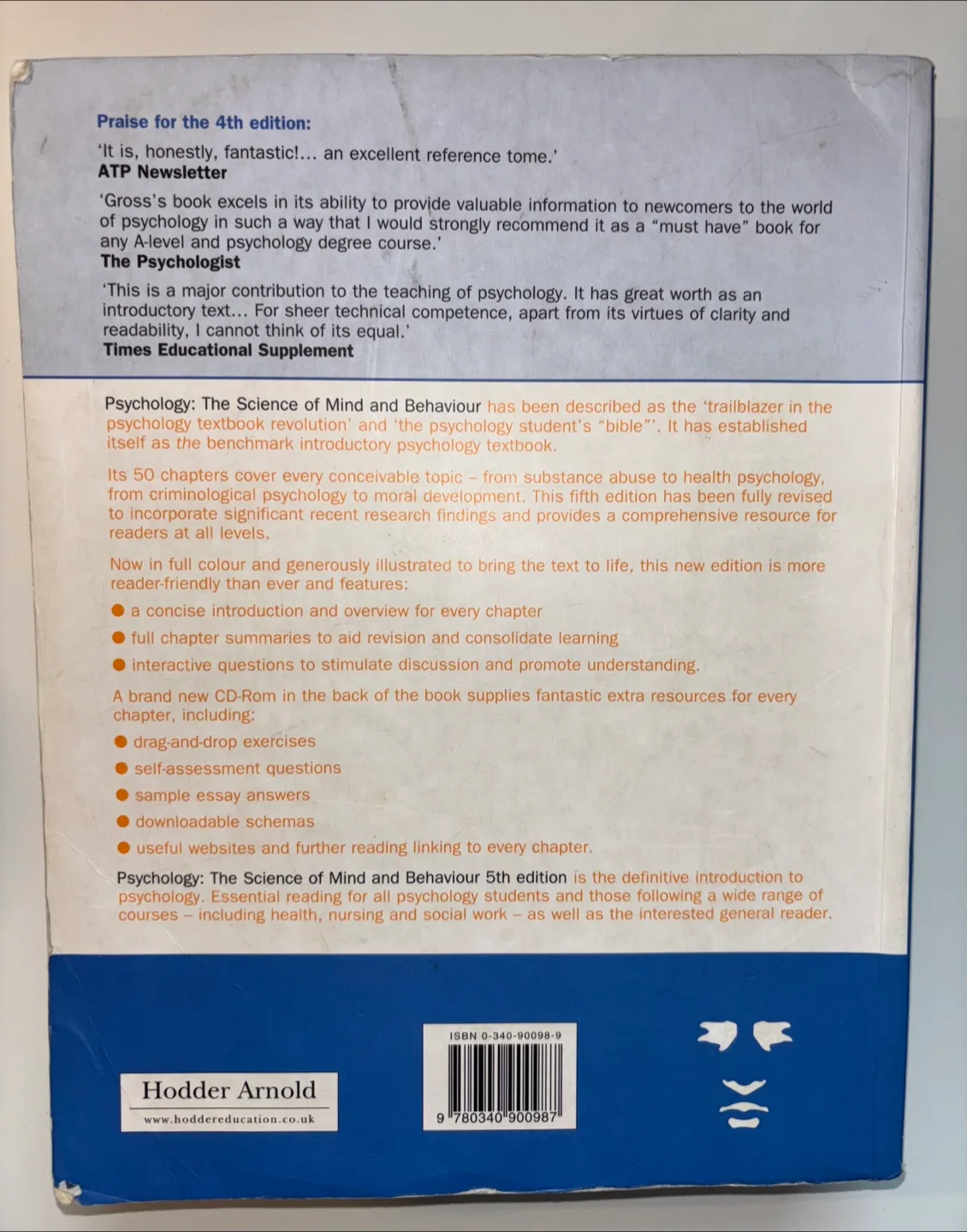 Richard Gross' Psychology Textbook - 5th Edition image indicator(2)