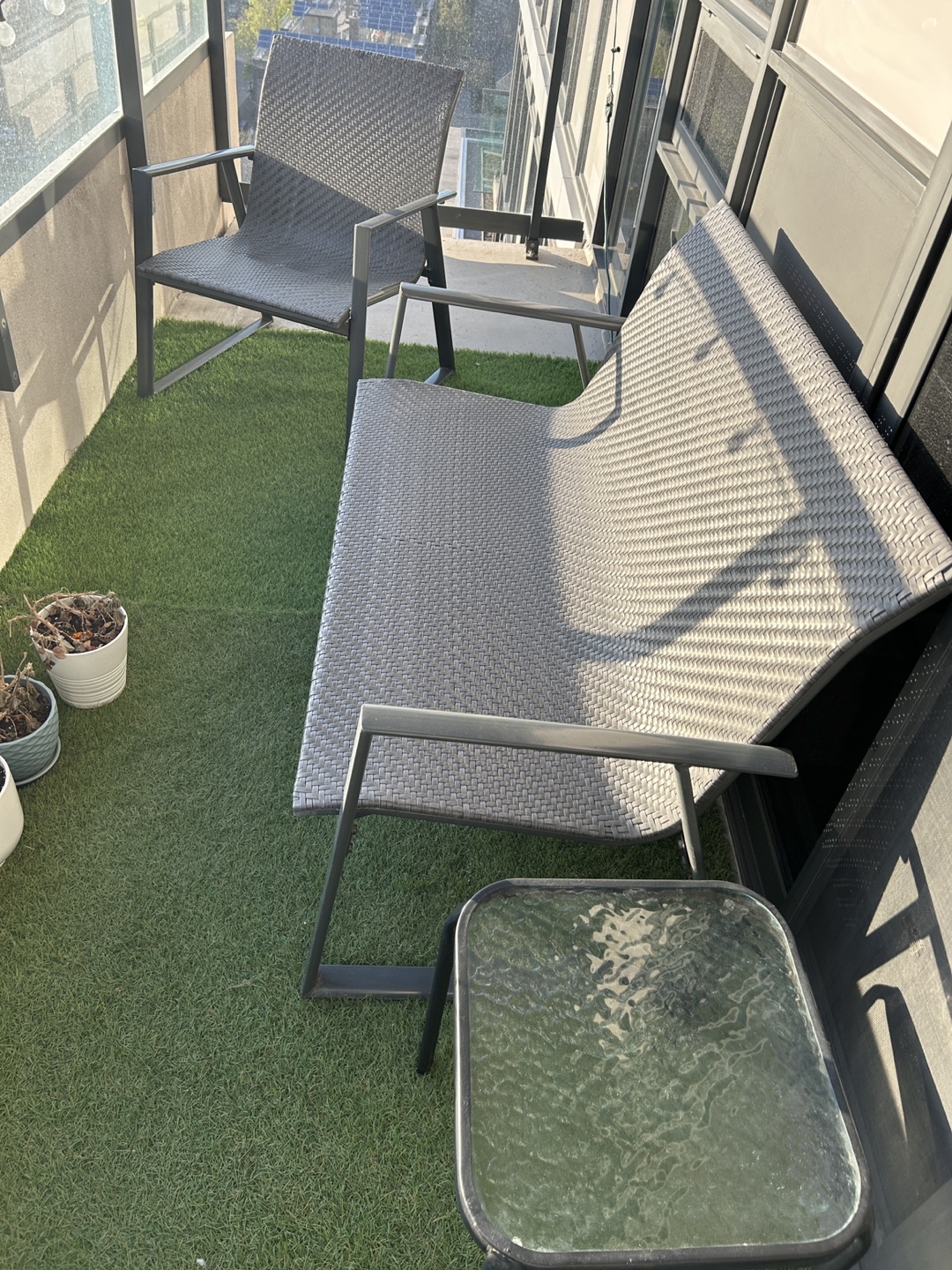 4-Piece Balcony Furniture Set