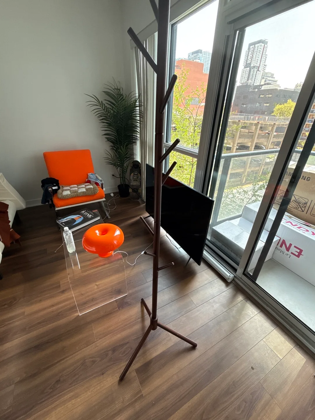 Modern Wooden Coat Rack thumbnail