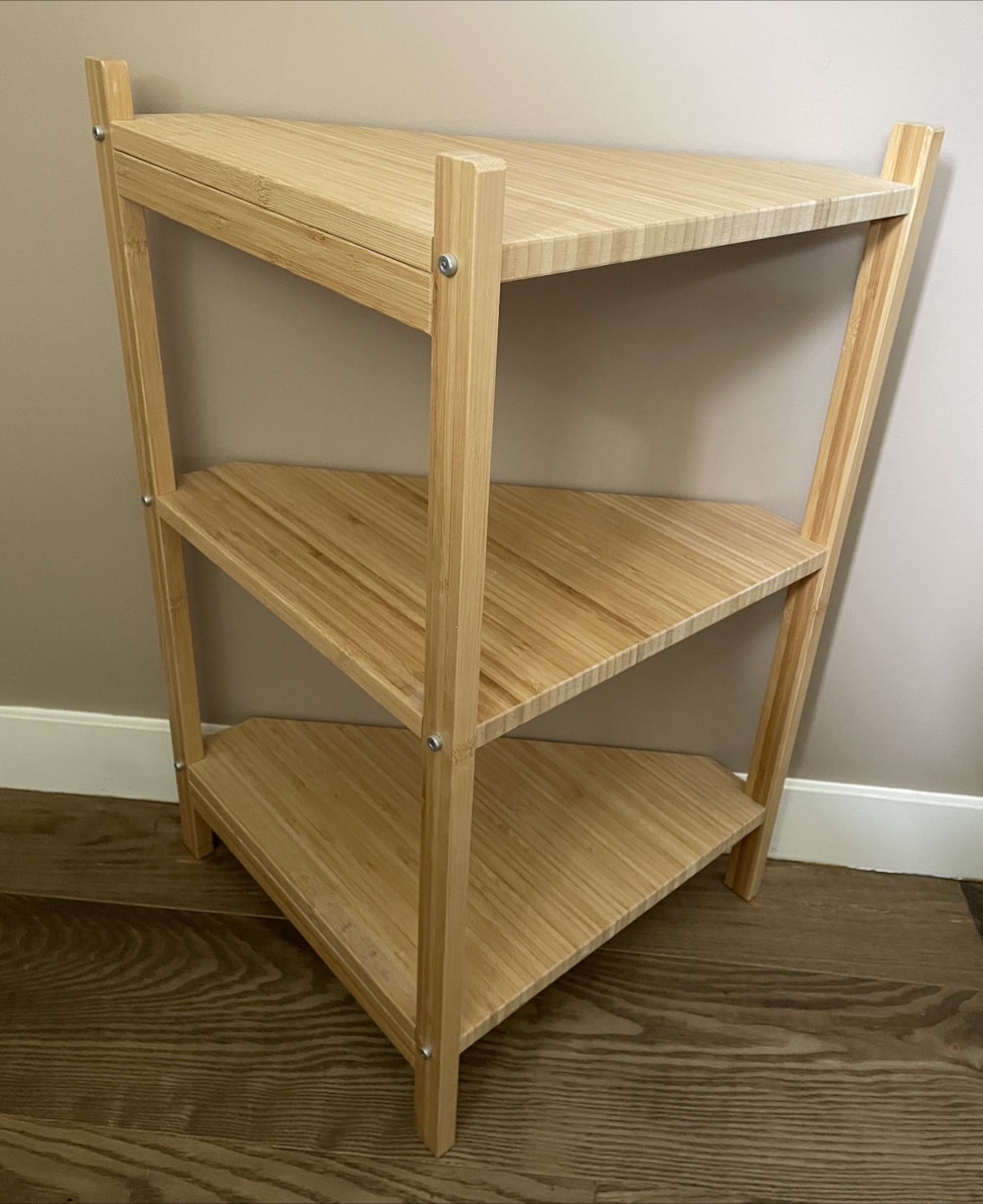 IKEA RÅGRUND Three-Tier Corner Shelf - Bamboo - photo 3