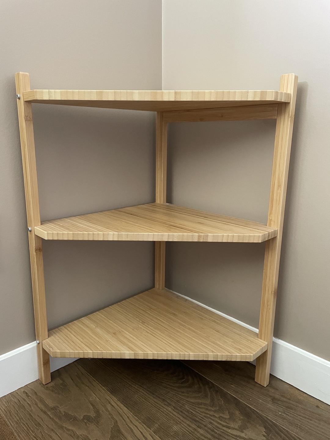 IKEA RÅGRUND Three-Tier Corner Shelf - Bamboo - photo 2