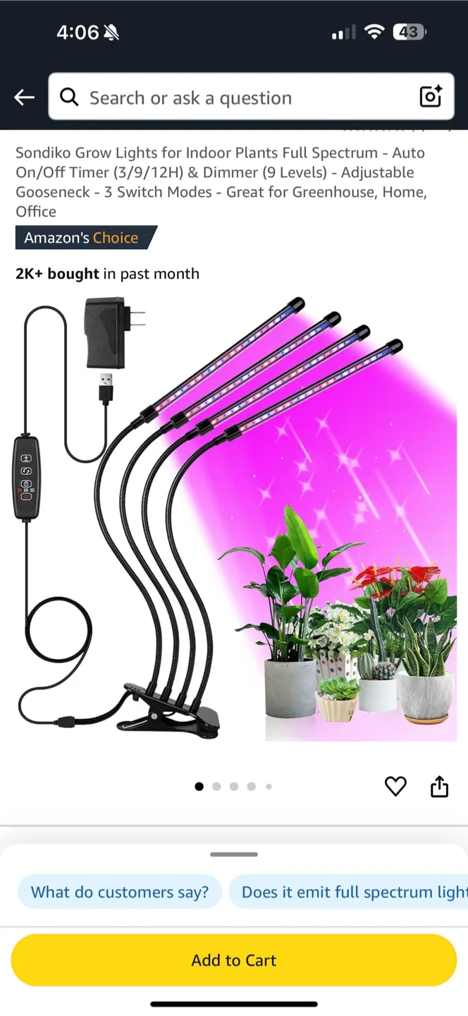Plant grow lights thumbnail