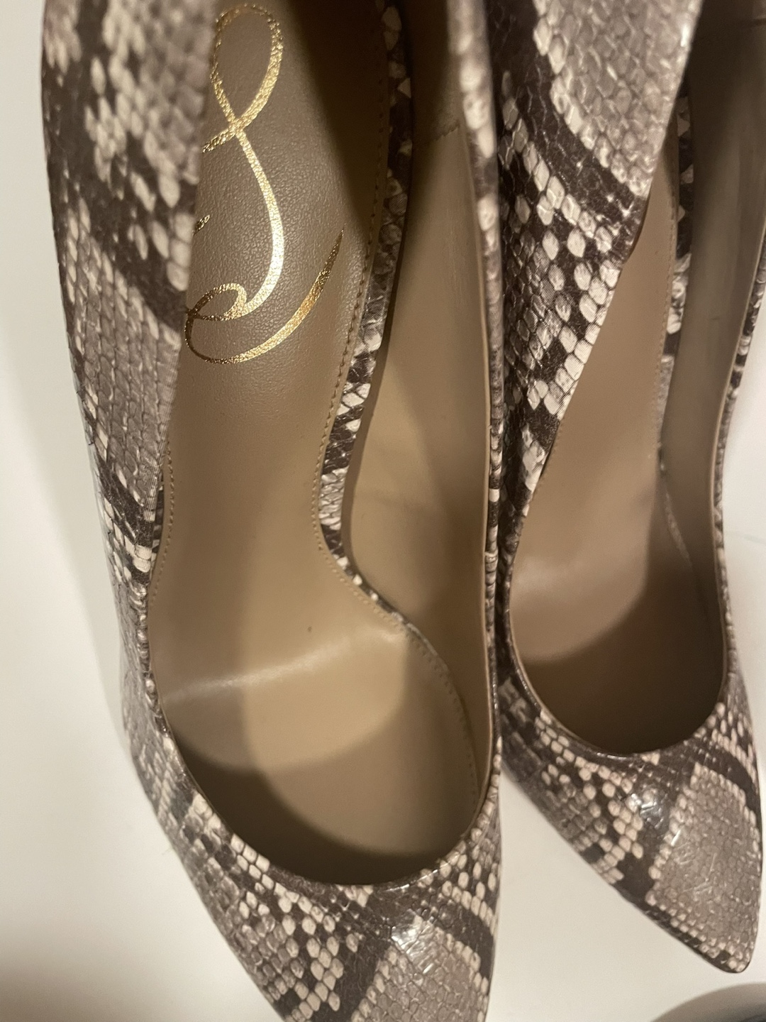 Women's Heels Bundle - Snakeskin, Pink Suede, Black Jewel - photo 2
