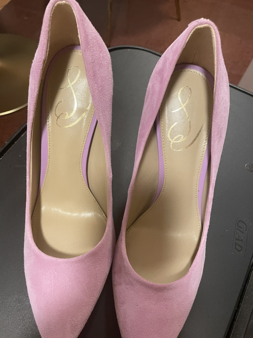 Women's Heels Bundle - Snakeskin, Pink Suede, Black Jewel - photo 4