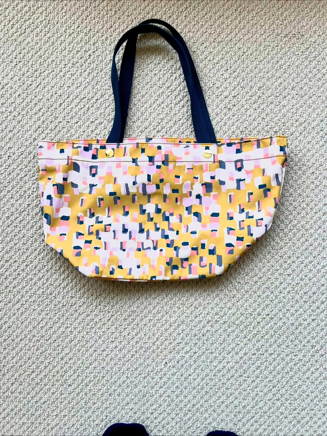 Fossil tote bag, abstract print thumbnail