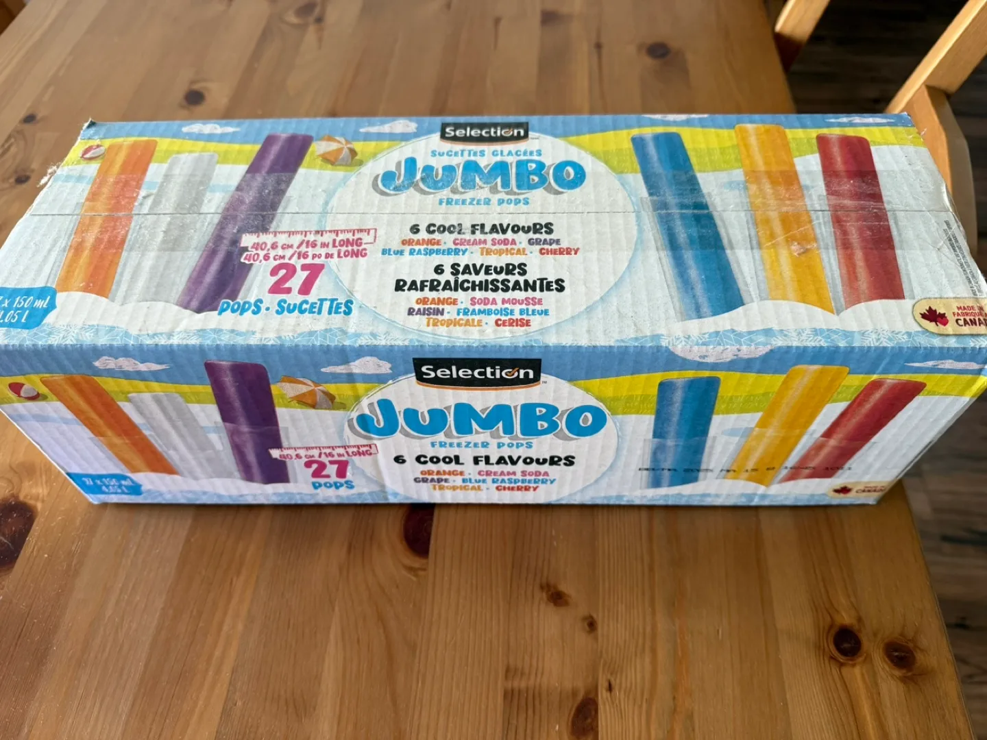 Jumbo Selection Freezer Pops Box thumbnail