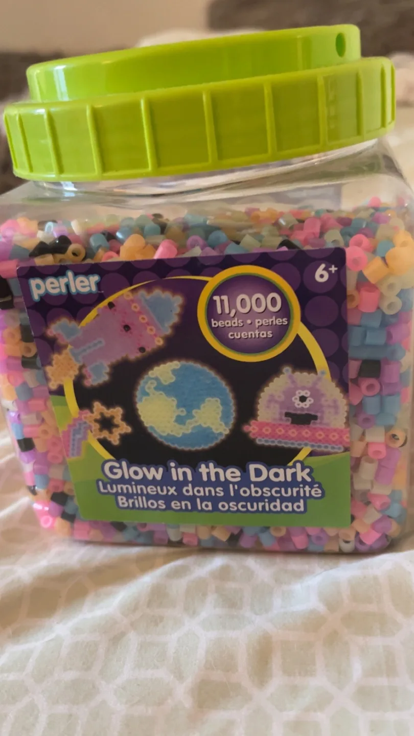 Perler Beads Glow in the Dark 11,000 Beads thumbnail