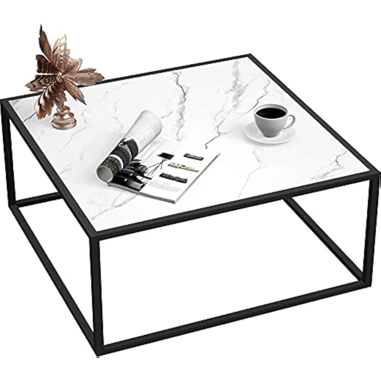 New Simple Modern White Marble Coffee Table