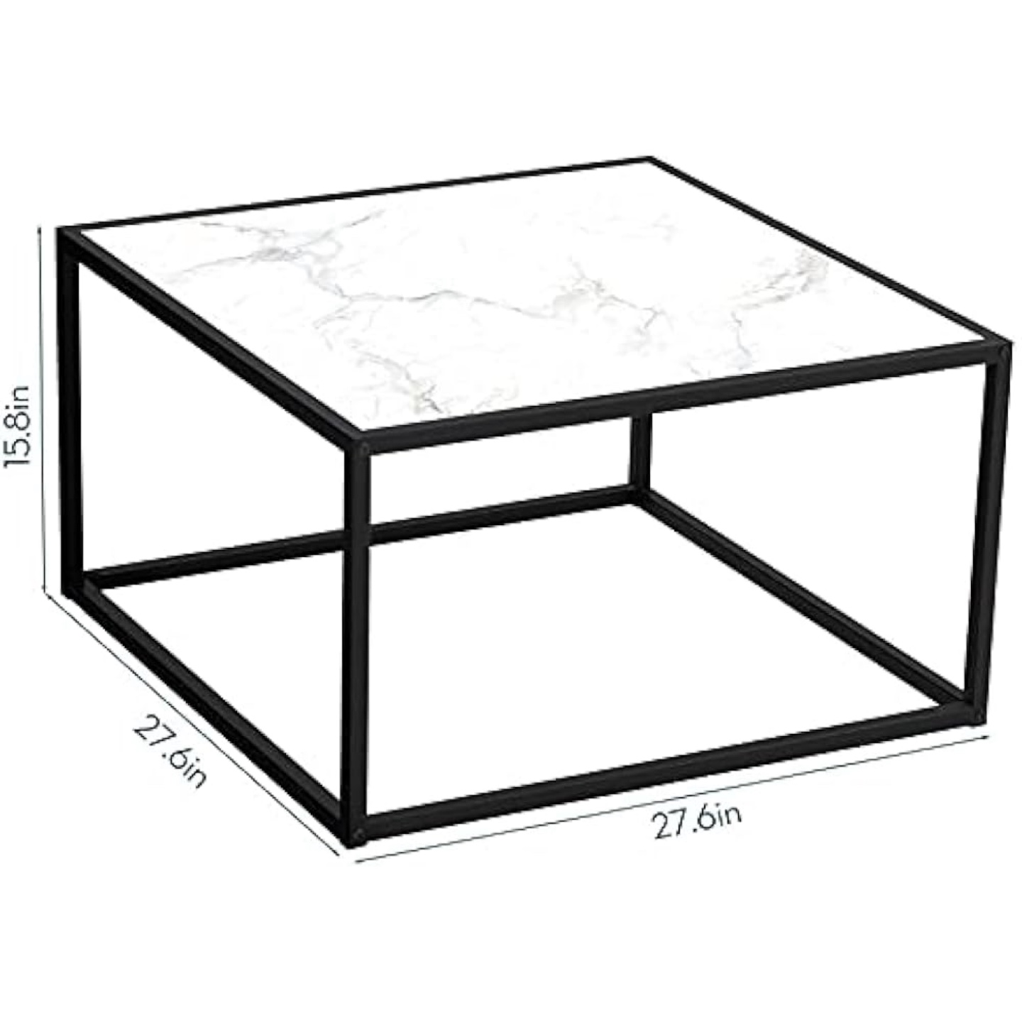 New Simple Modern White Marble Coffee Table - photo 3