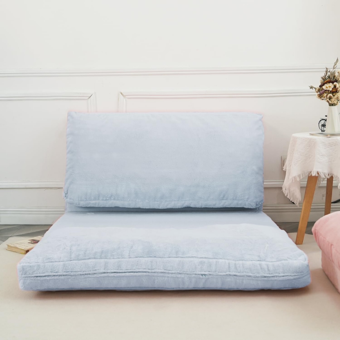 New N&V Folding Bean Bag Bed, Foam Filling Folding Soft Top - photo 5