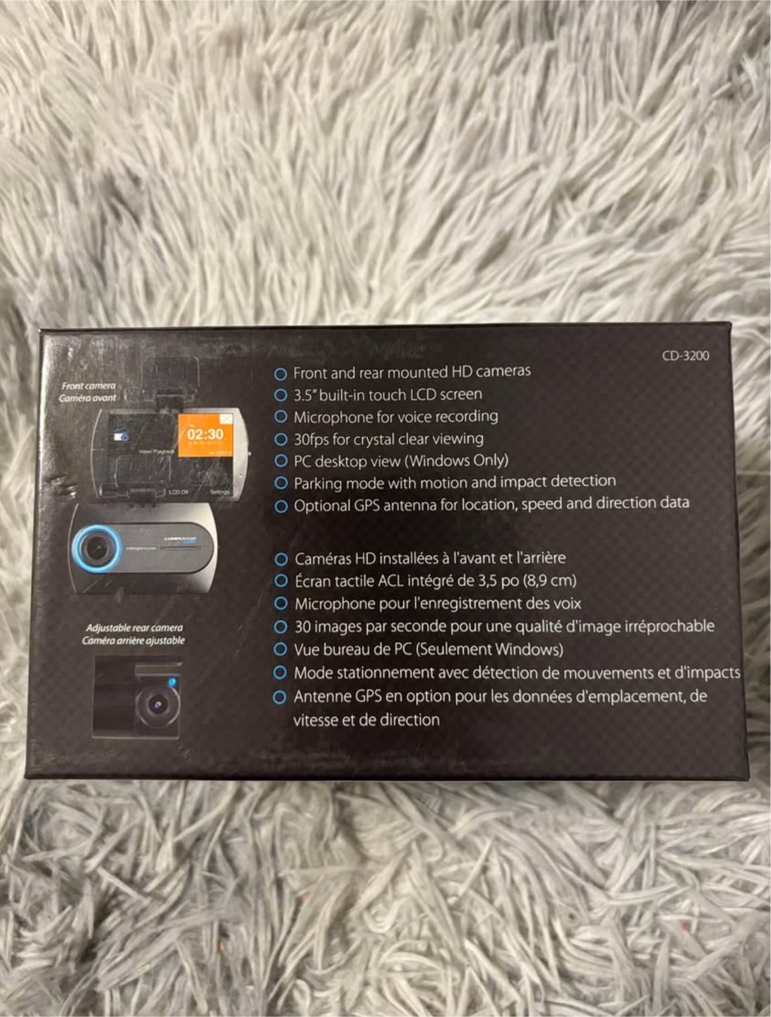 Compustar Dash CD-3200 HD Dual Dash Cam New - photo 2