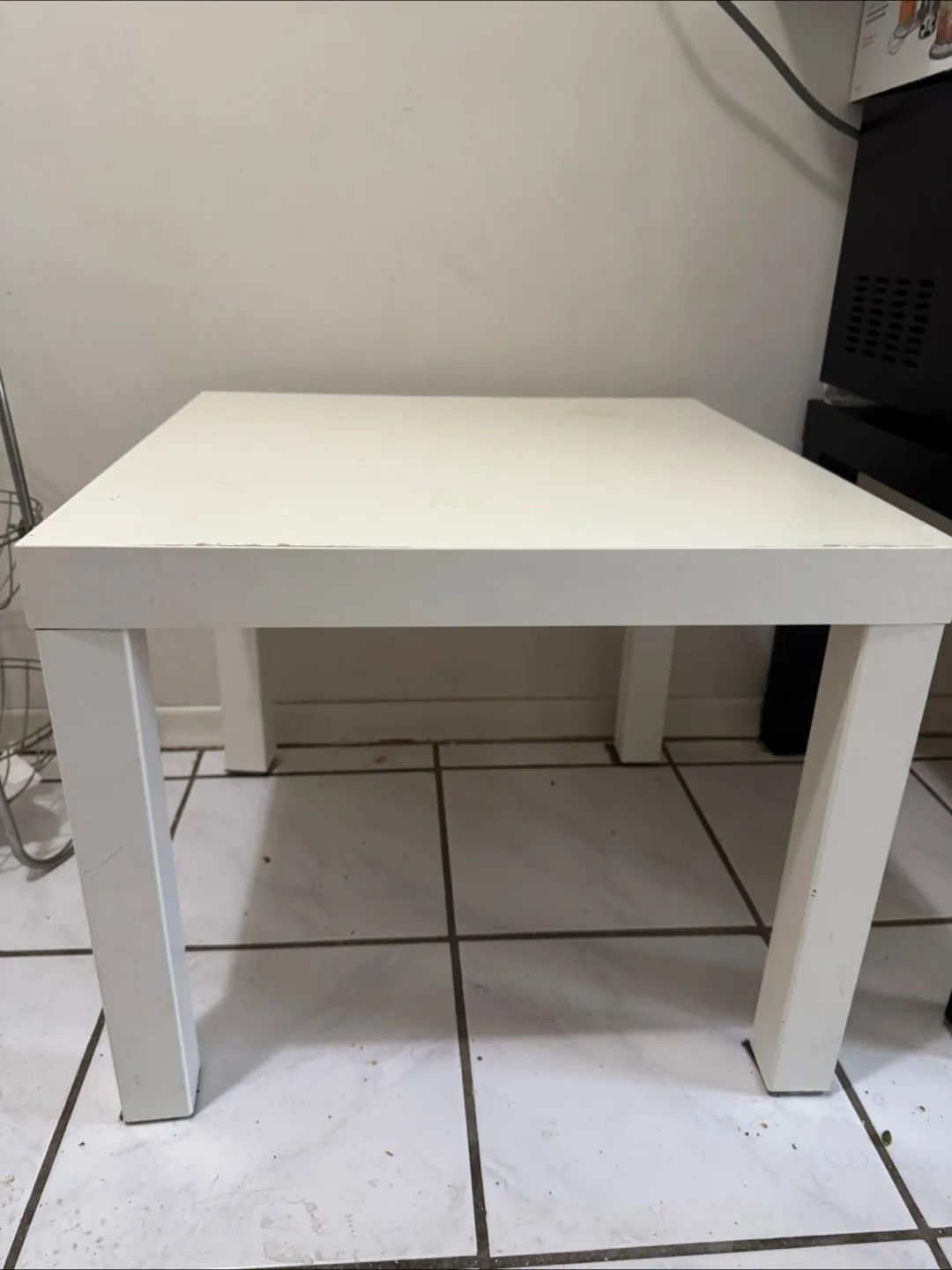 White Square End Table thumbnail