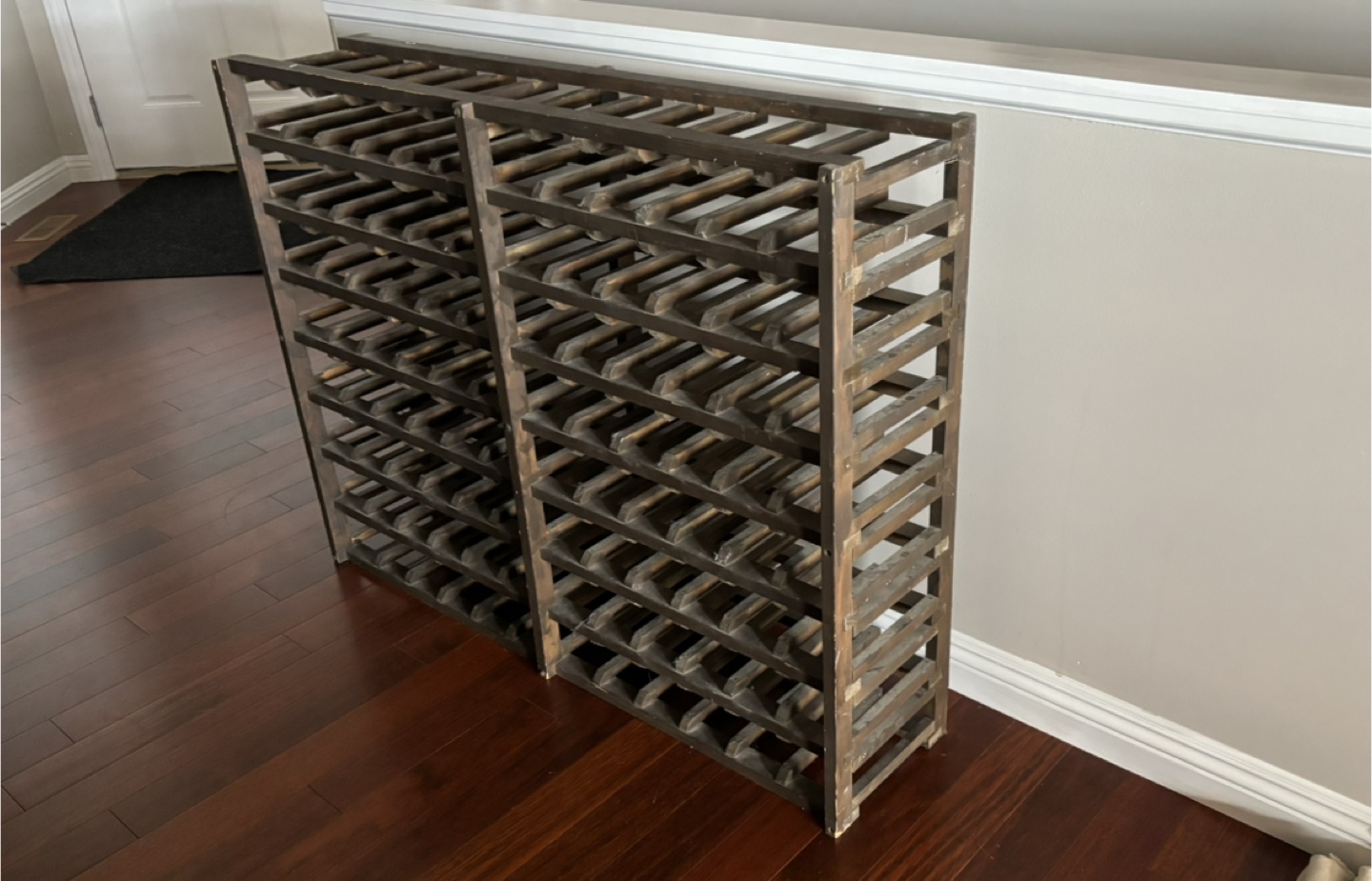Large Wooden Wine Rack
