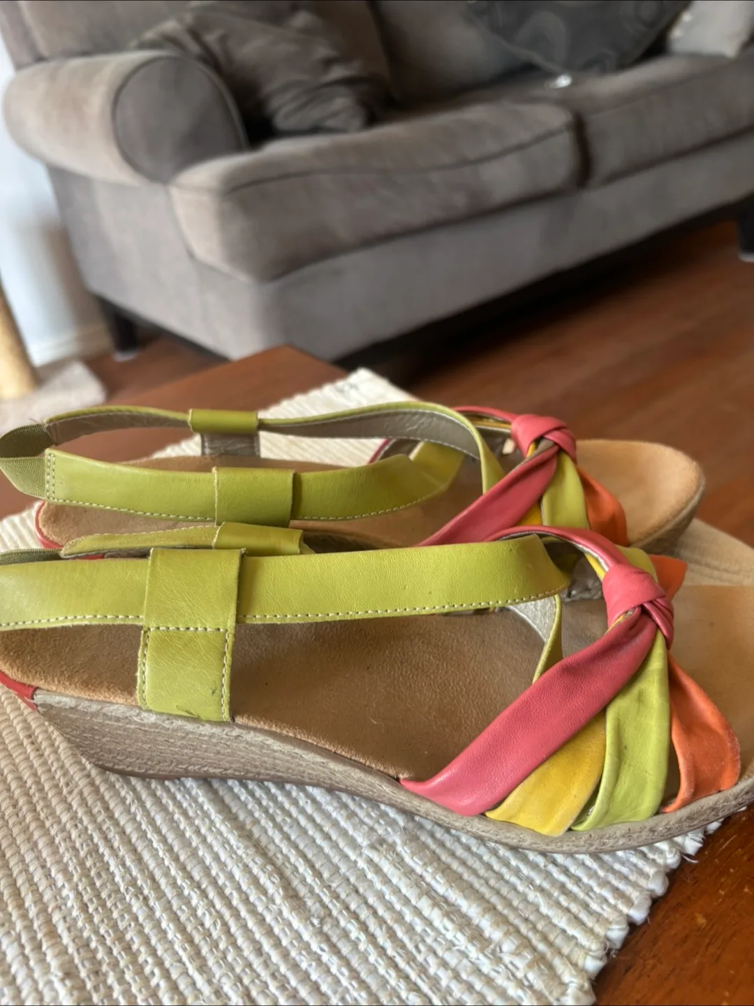 Rieker Women's Multicoloured Wedge Sandals image indicator(4)