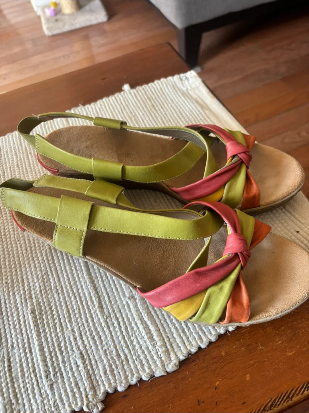 Rieker Women's Multicoloured Wedge Sandals image indicator(3)