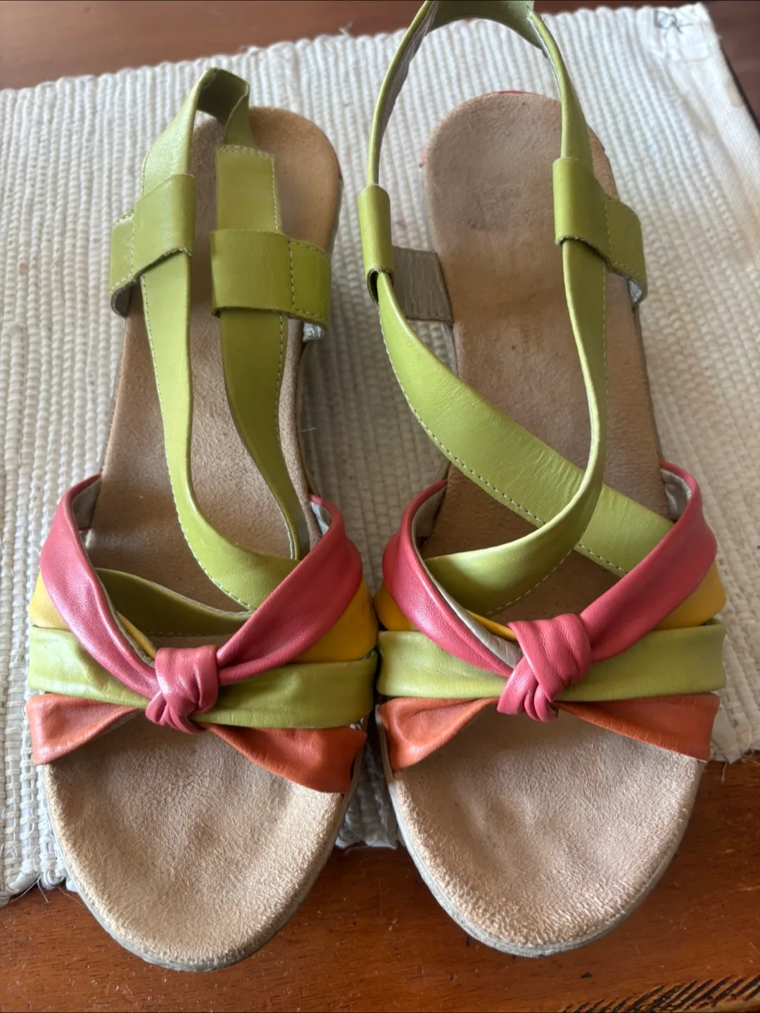 Rieker Women's Multicoloured Wedge Sandals image indicator(2)