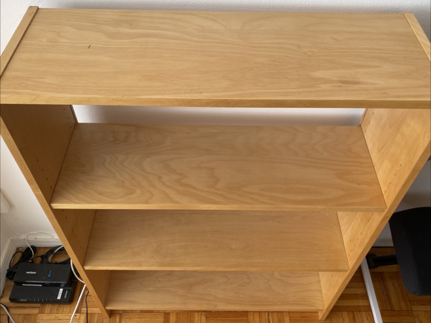 3-Shelf Wooden Bookcase - photo 2