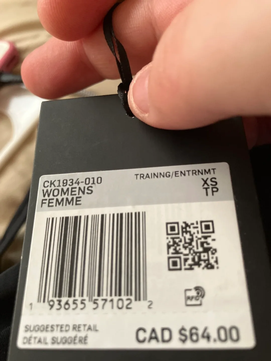 Nike Training Top - Black - Size XS image indicator(2)