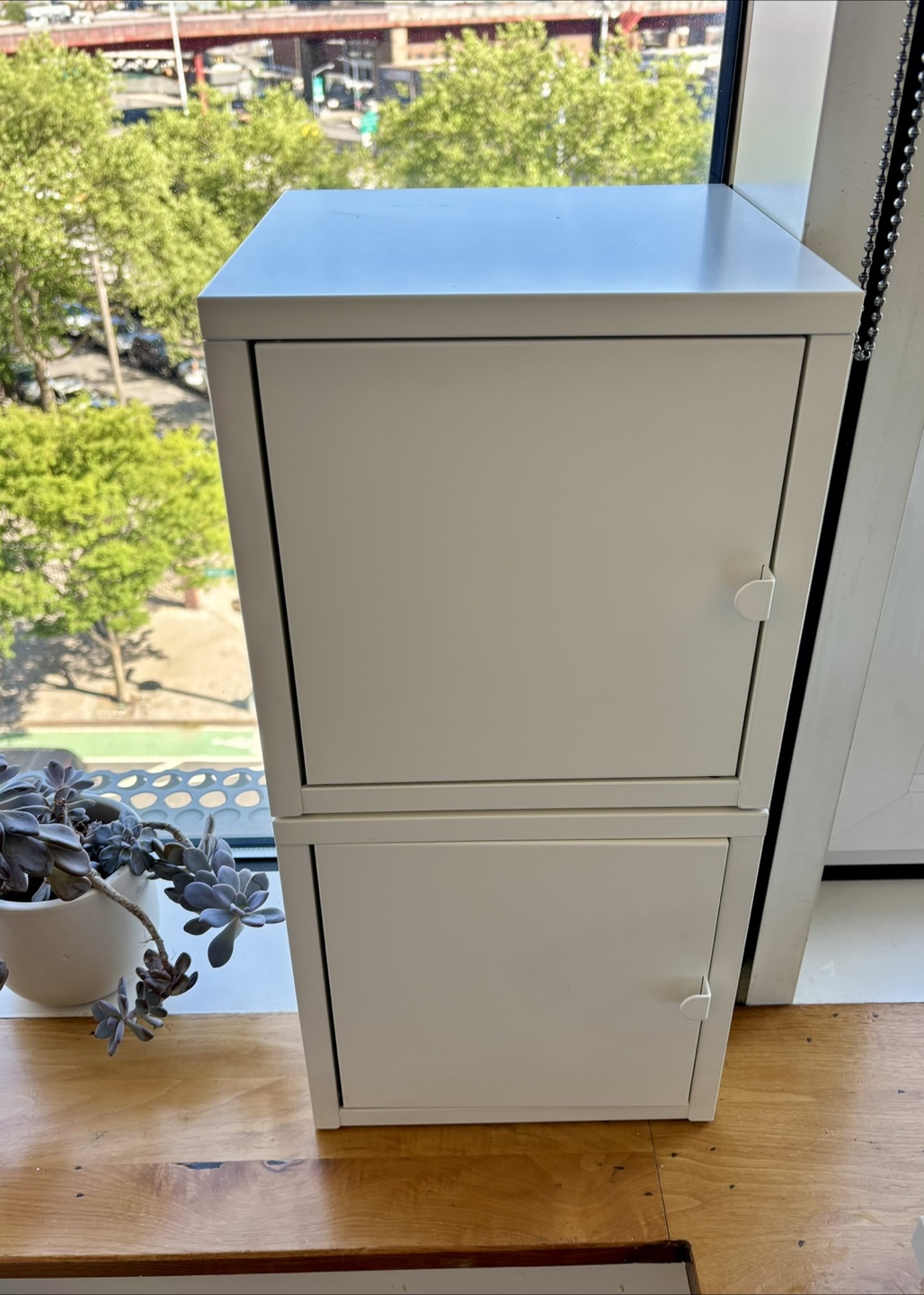 Pair of IKEA Metal Cabinet Cubes (Discontinued) - photo 2
