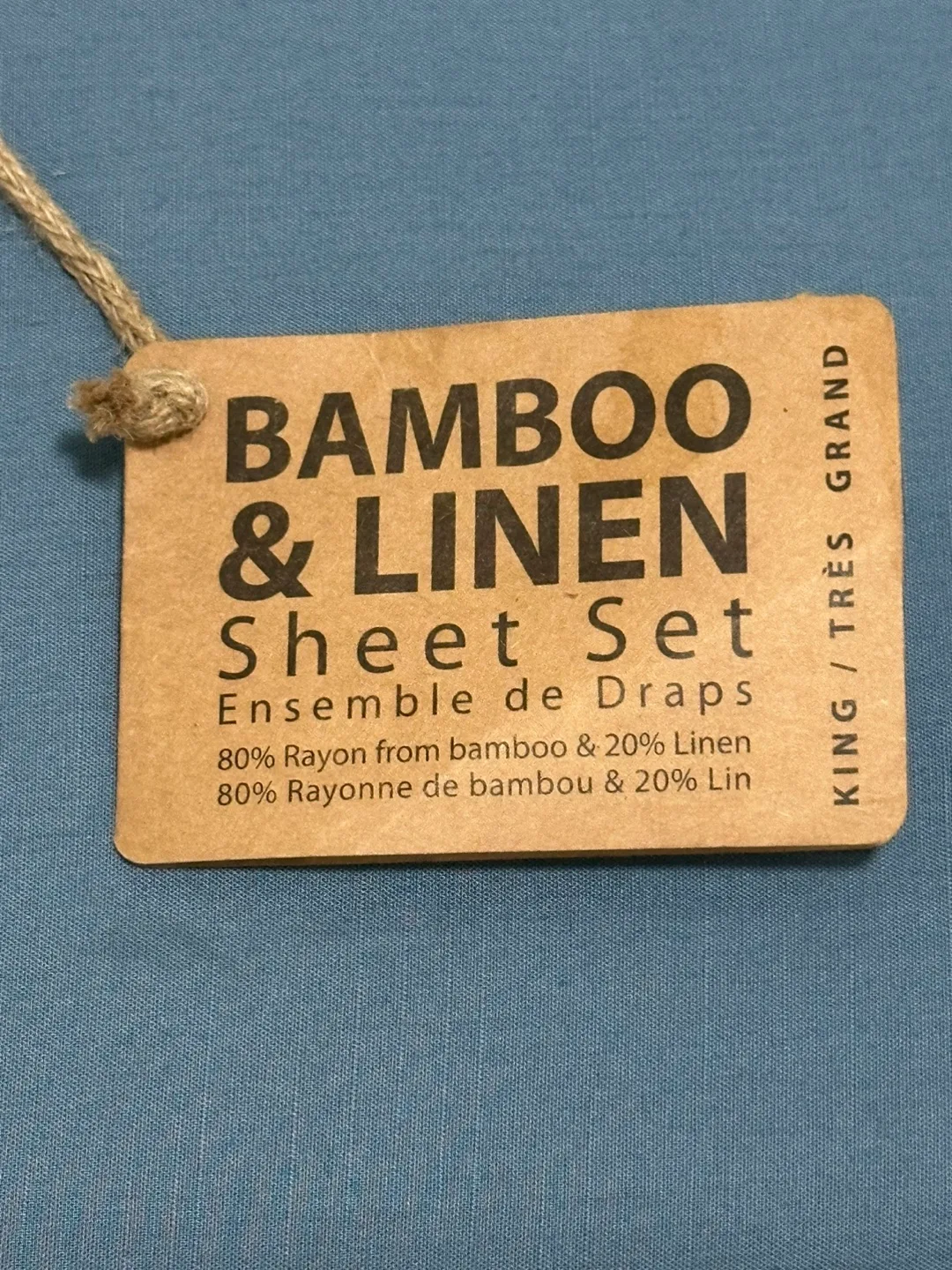 Naturally Yours Bamboo & Linen King Sheet Set image indicator(2)