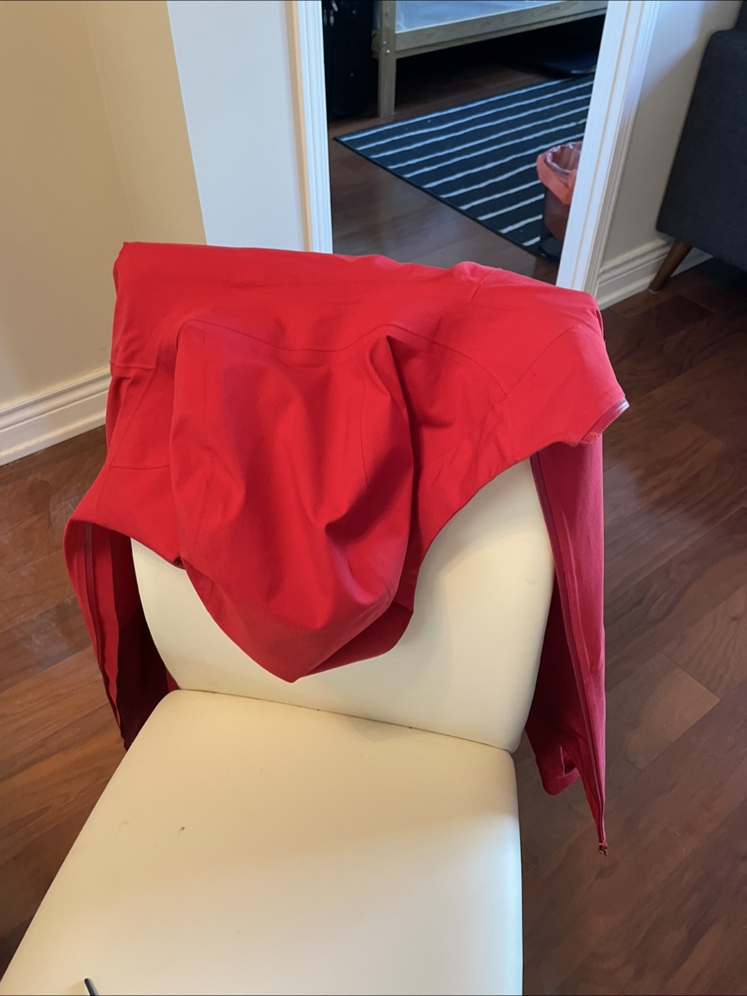 Two Insulated Jackets - Red and Navy