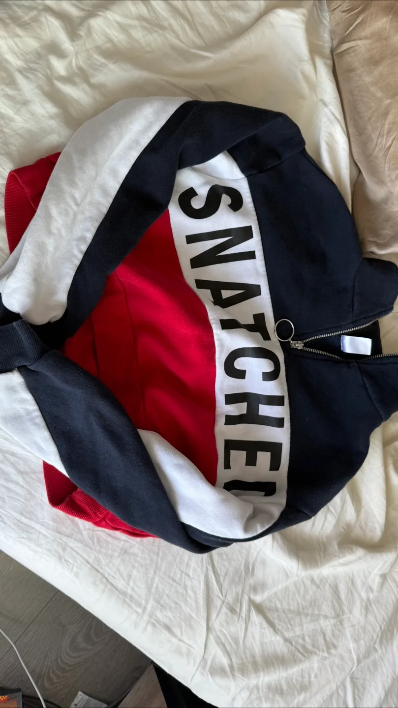 cropped zip-up sweatshirt thumbnail