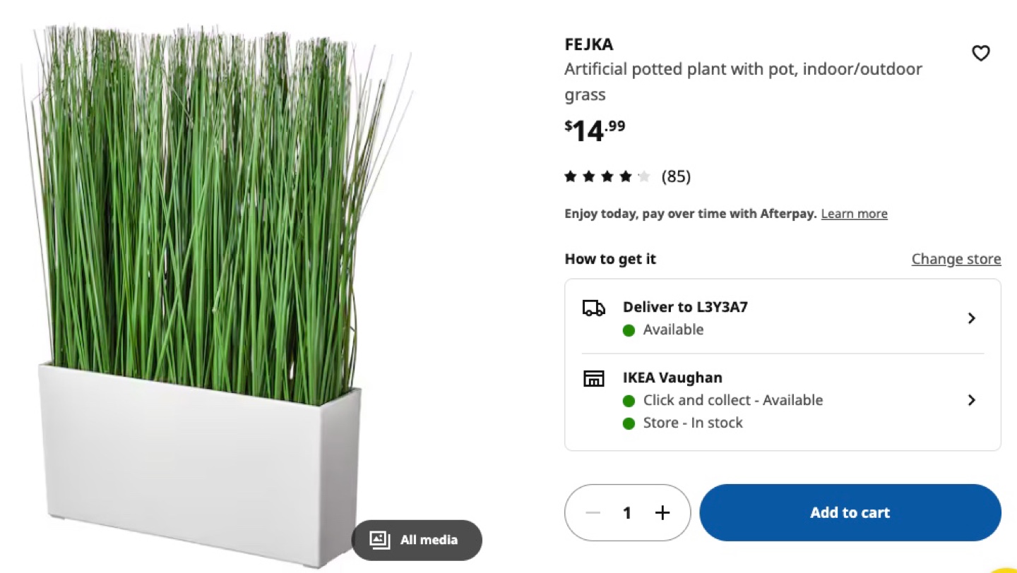 IKEA FEJKA Artificial Potted Plant - photo 3