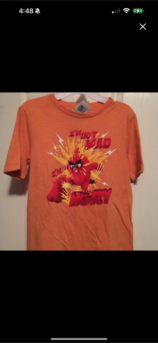Angry Birds Boys T-Shirts, Size M thumbnail
