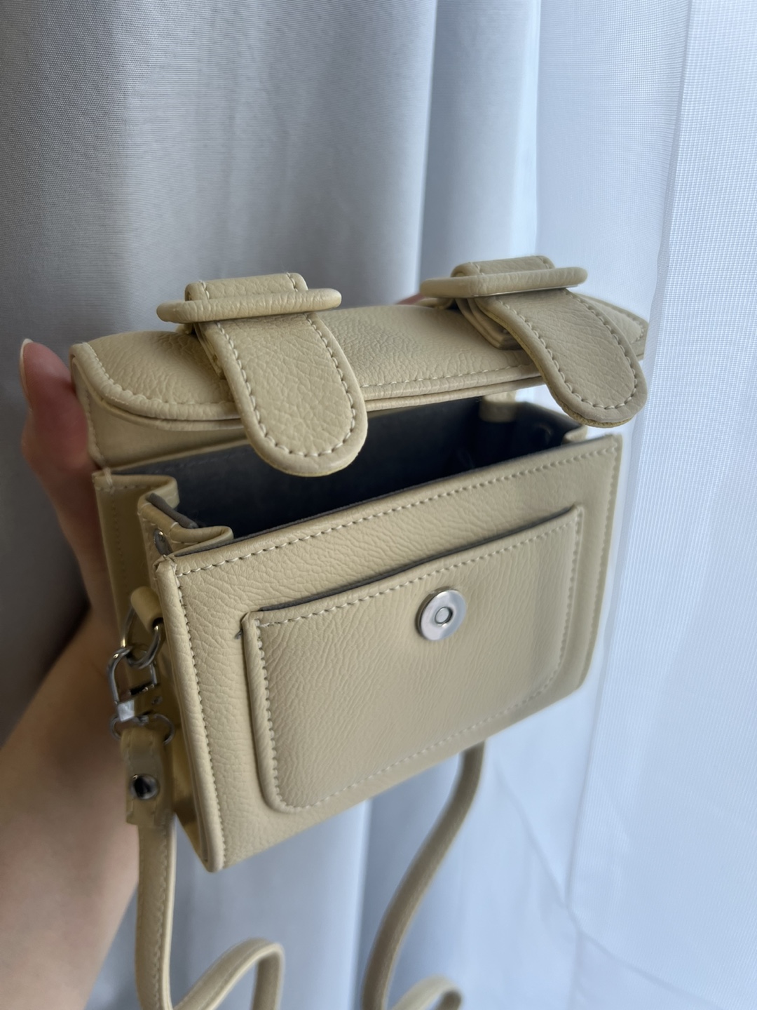 Merimies Pale Yellow Crossbody Bag - photo 2