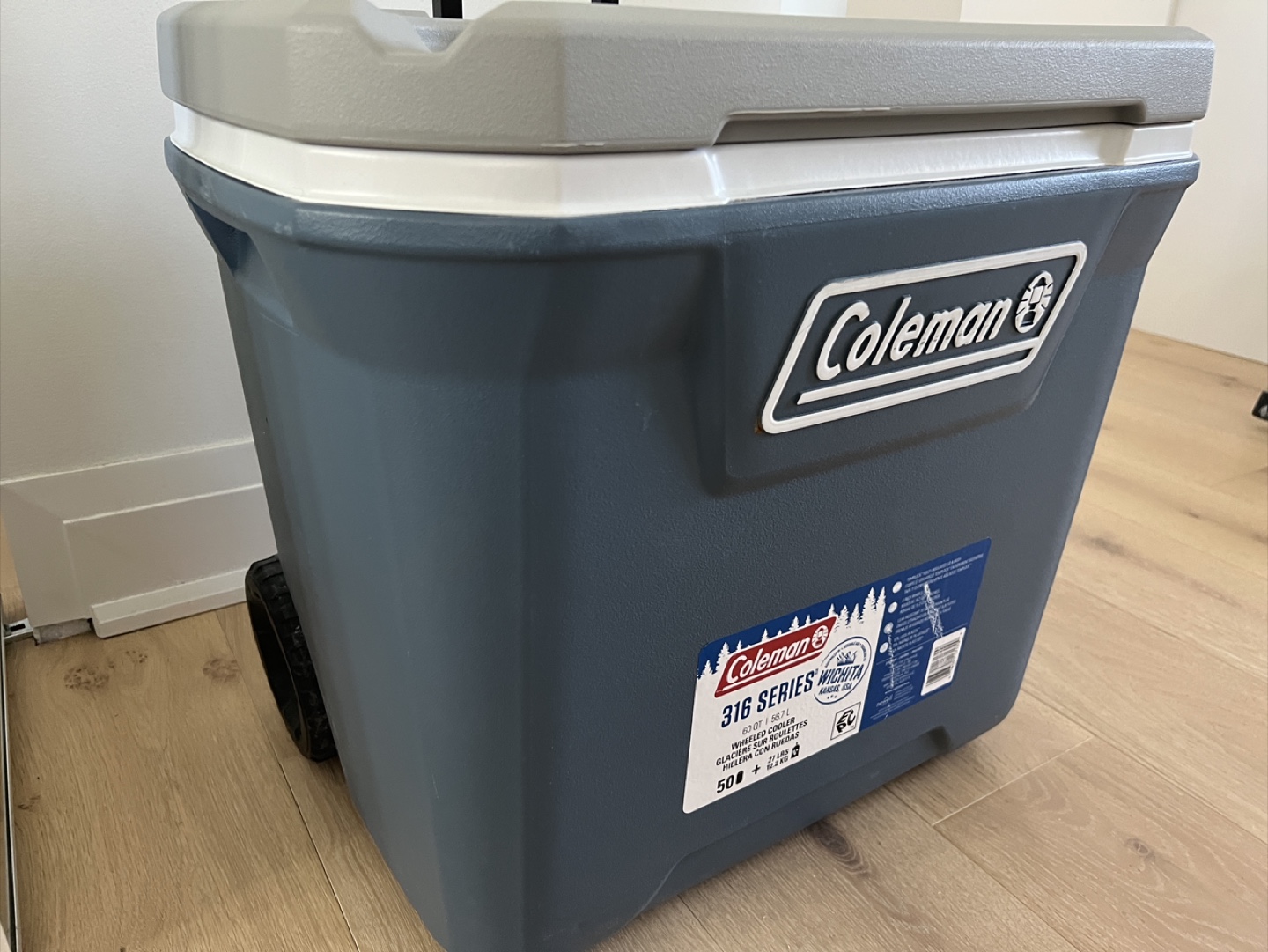 Coleman 316 Series™ 60-Quart Wheeled Coole - photo 2
