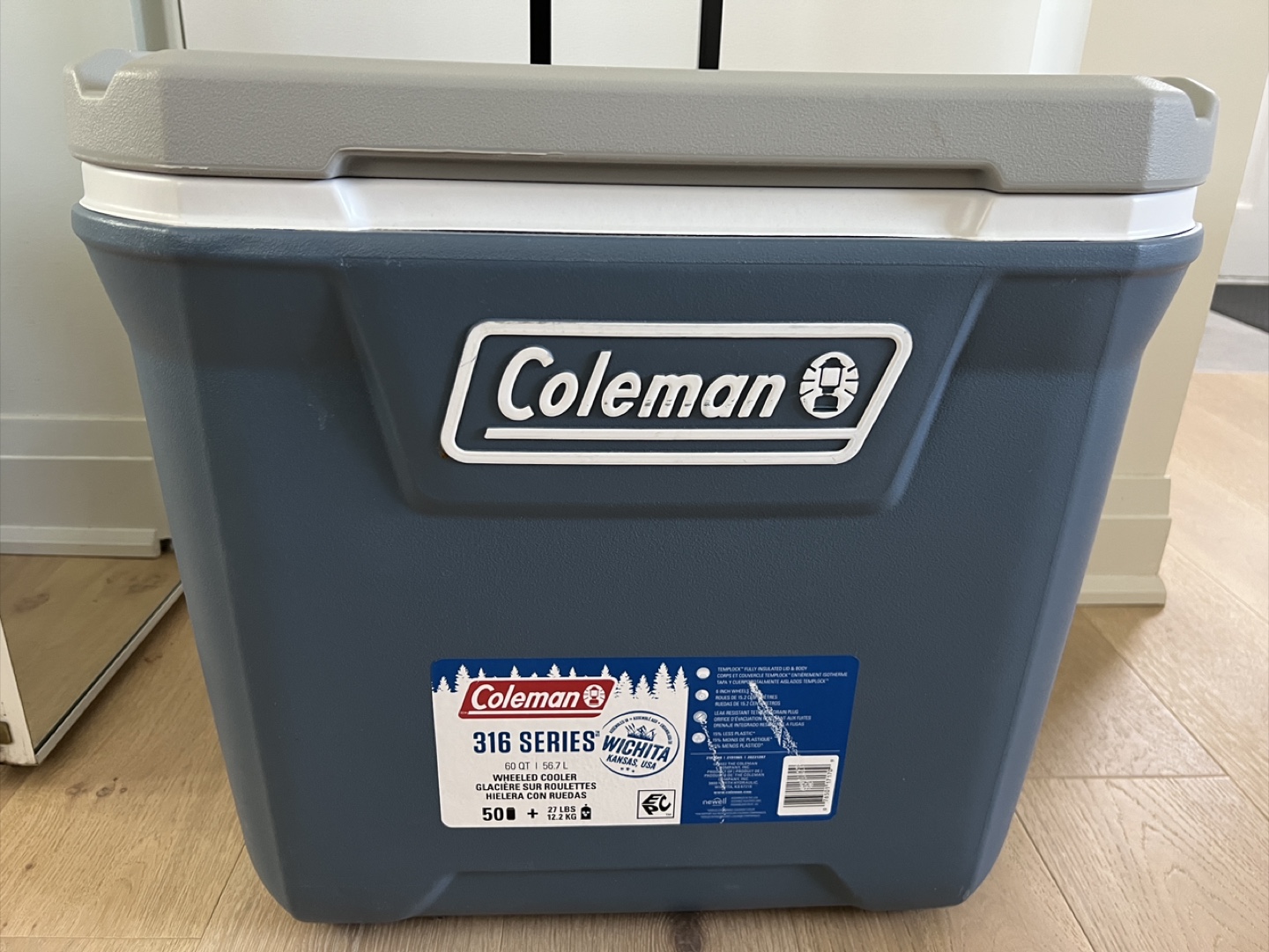 Coleman 316 Series™ 60-Quart Wheeled Coole