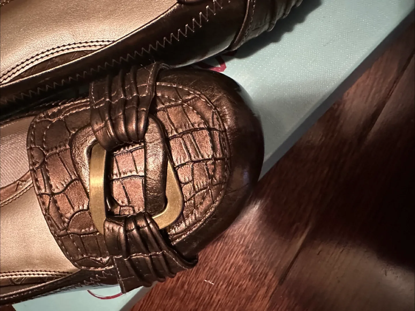 LifeStride Women's Bronze Loafers Size 8.5 image indicator(2)