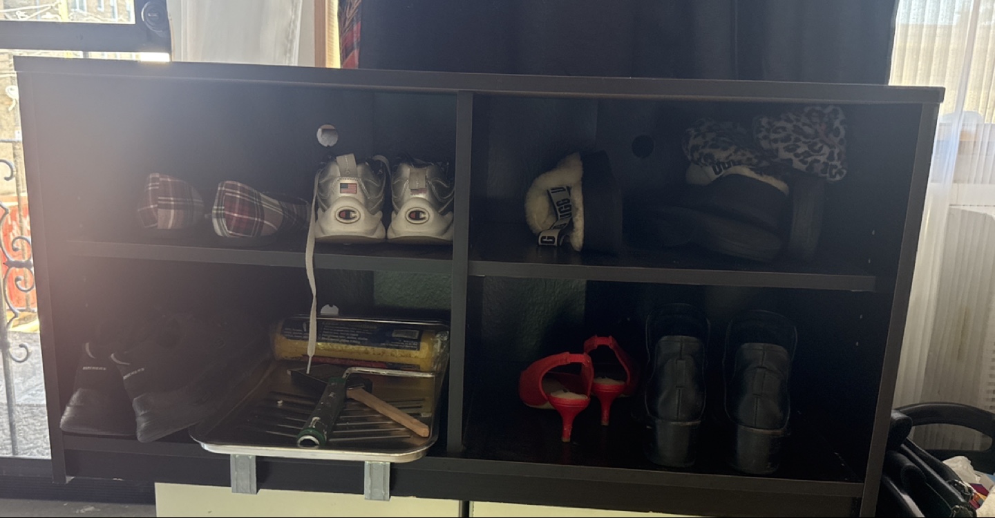 Dark Brown Wooden Shoe Rack - photo 3