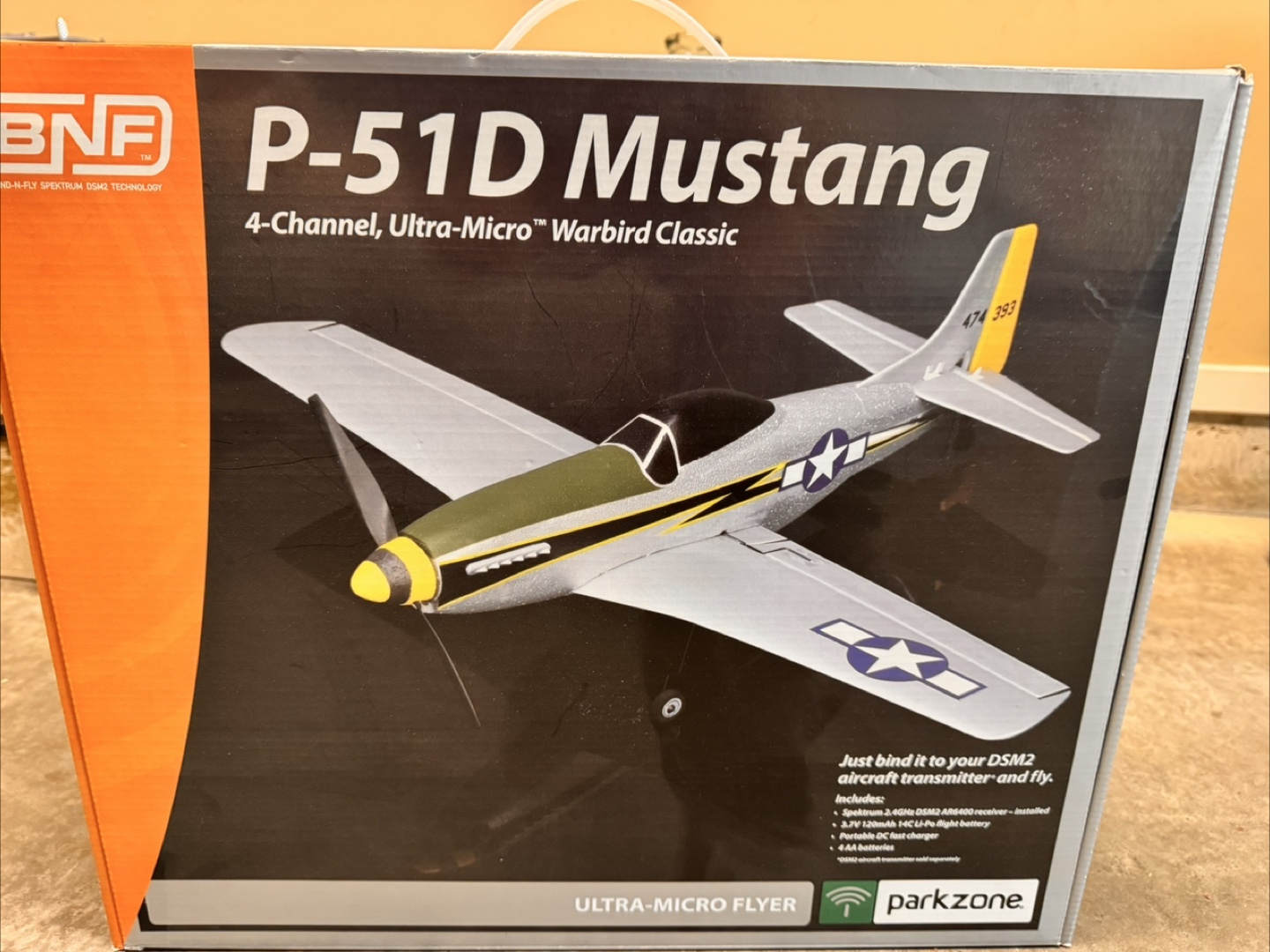 Parkzone P-51D Mustang Ultra-Micro BNF Airplane