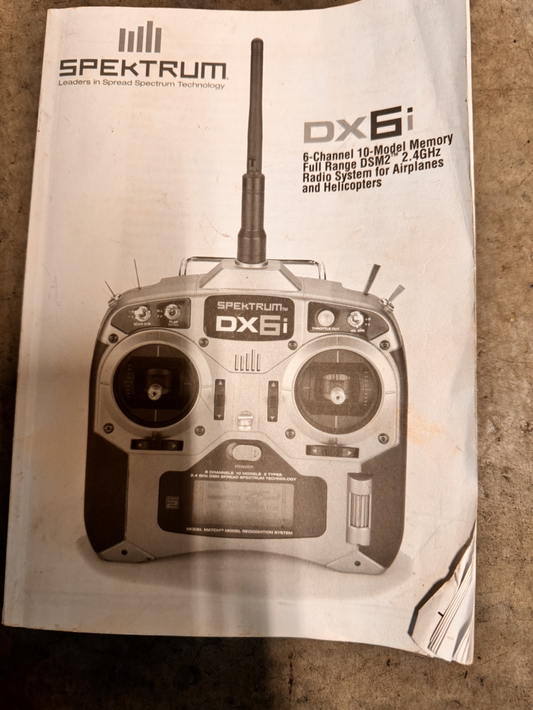 Spektrum DX6i 6-Channel 10-Model Memory Radio System - photo 3