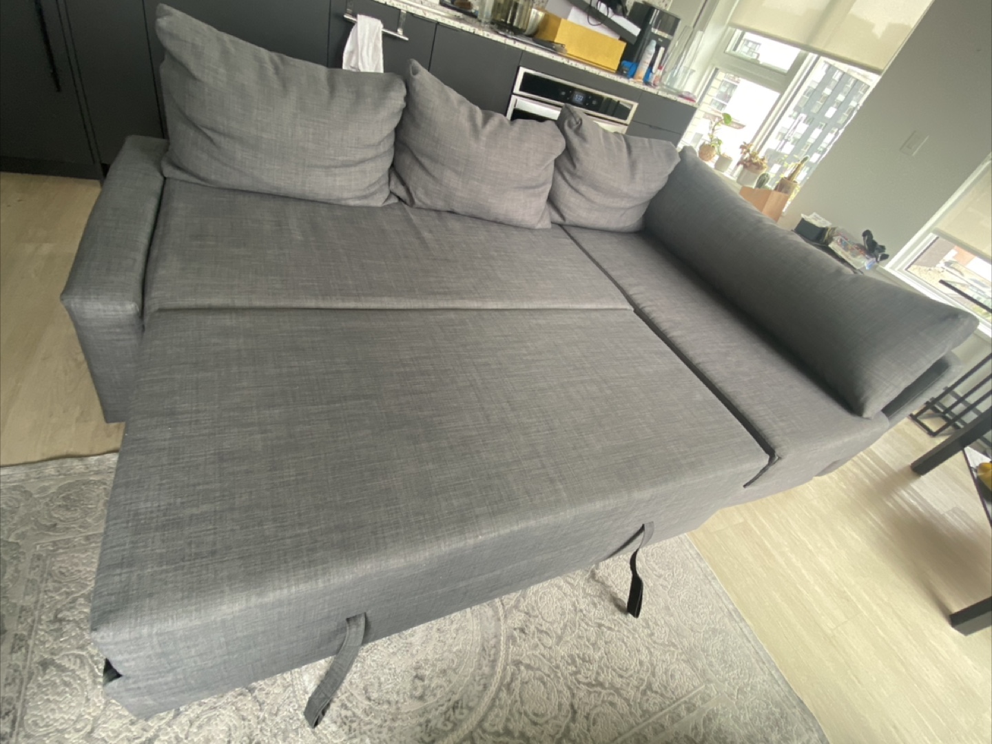 IKEA Friheten/Klagshamn Corner Sofa Bed - Grey - photo 4