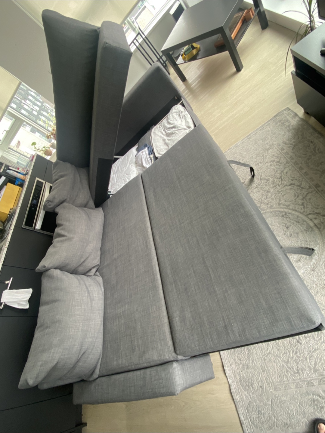 IKEA Friheten/Klagshamn Corner Sofa Bed - Grey - photo 5