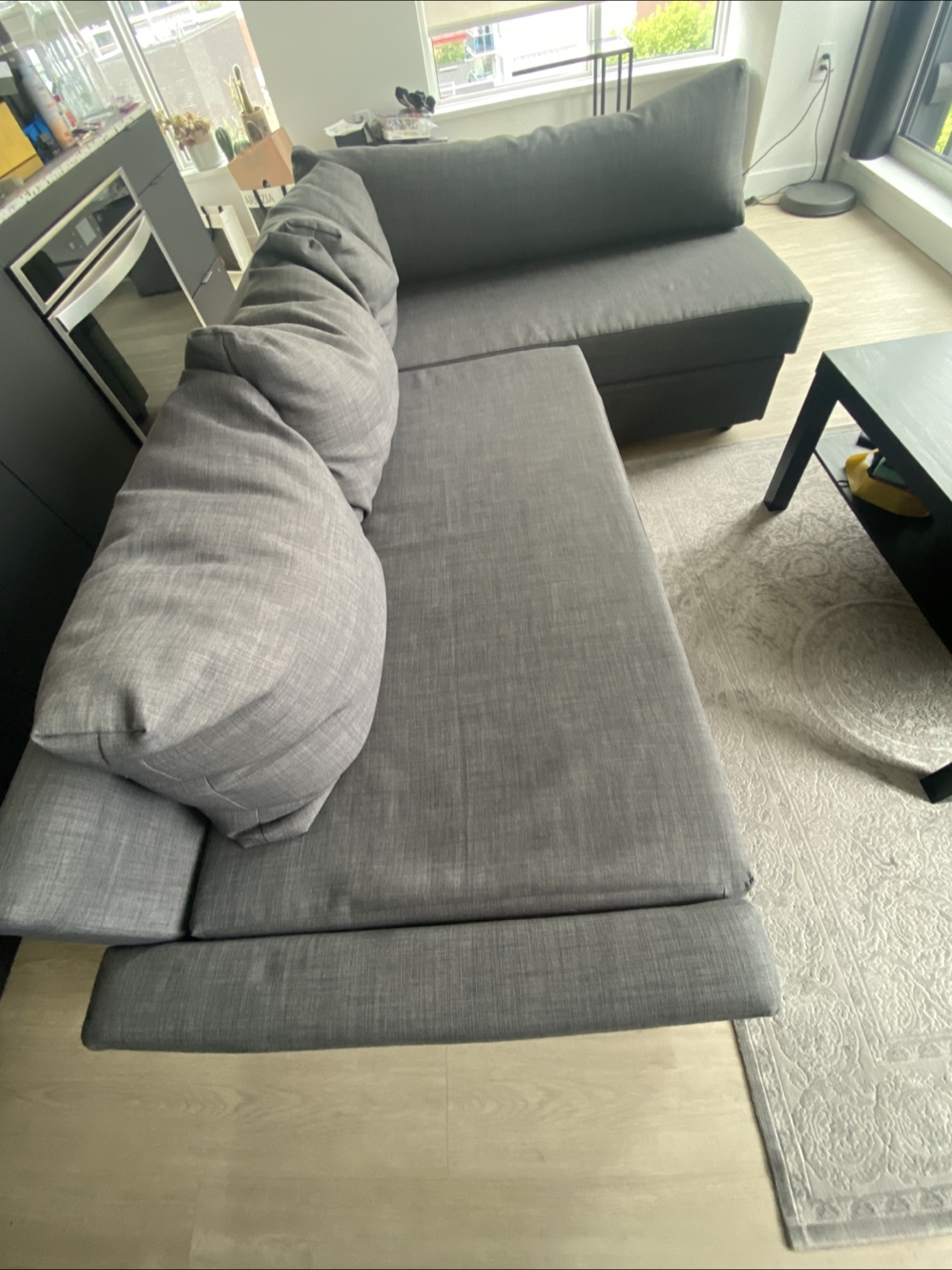 IKEA Friheten/Klagshamn Corner Sofa Bed - Grey - photo 2