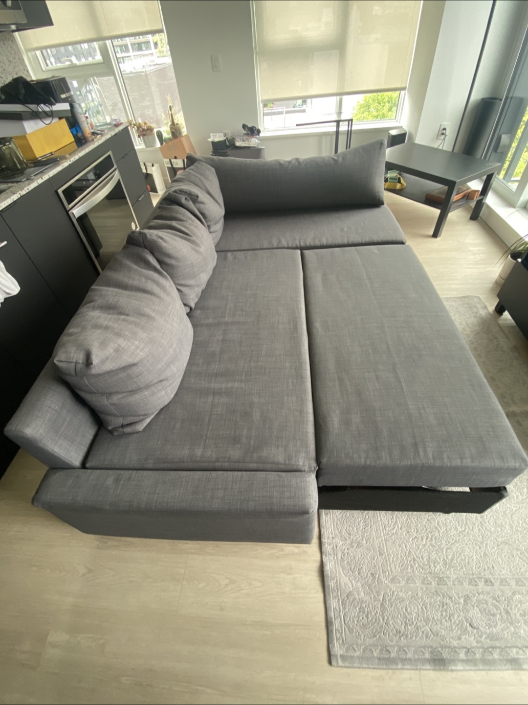 IKEA Friheten/Klagshamn Corner Sofa Bed - Grey - photo 3