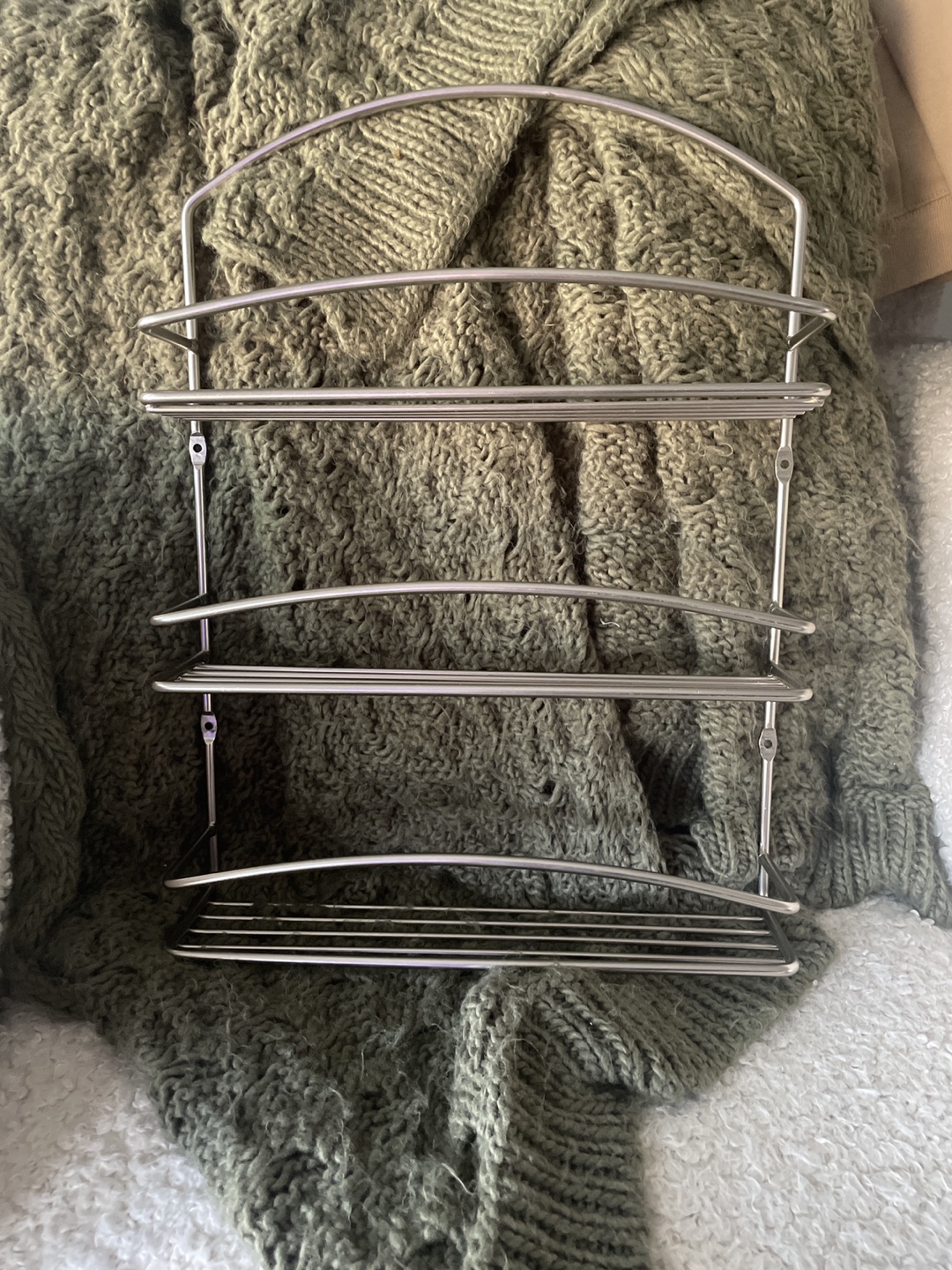 Three-Tiered Metal Shelf Organizer/Spice Rack