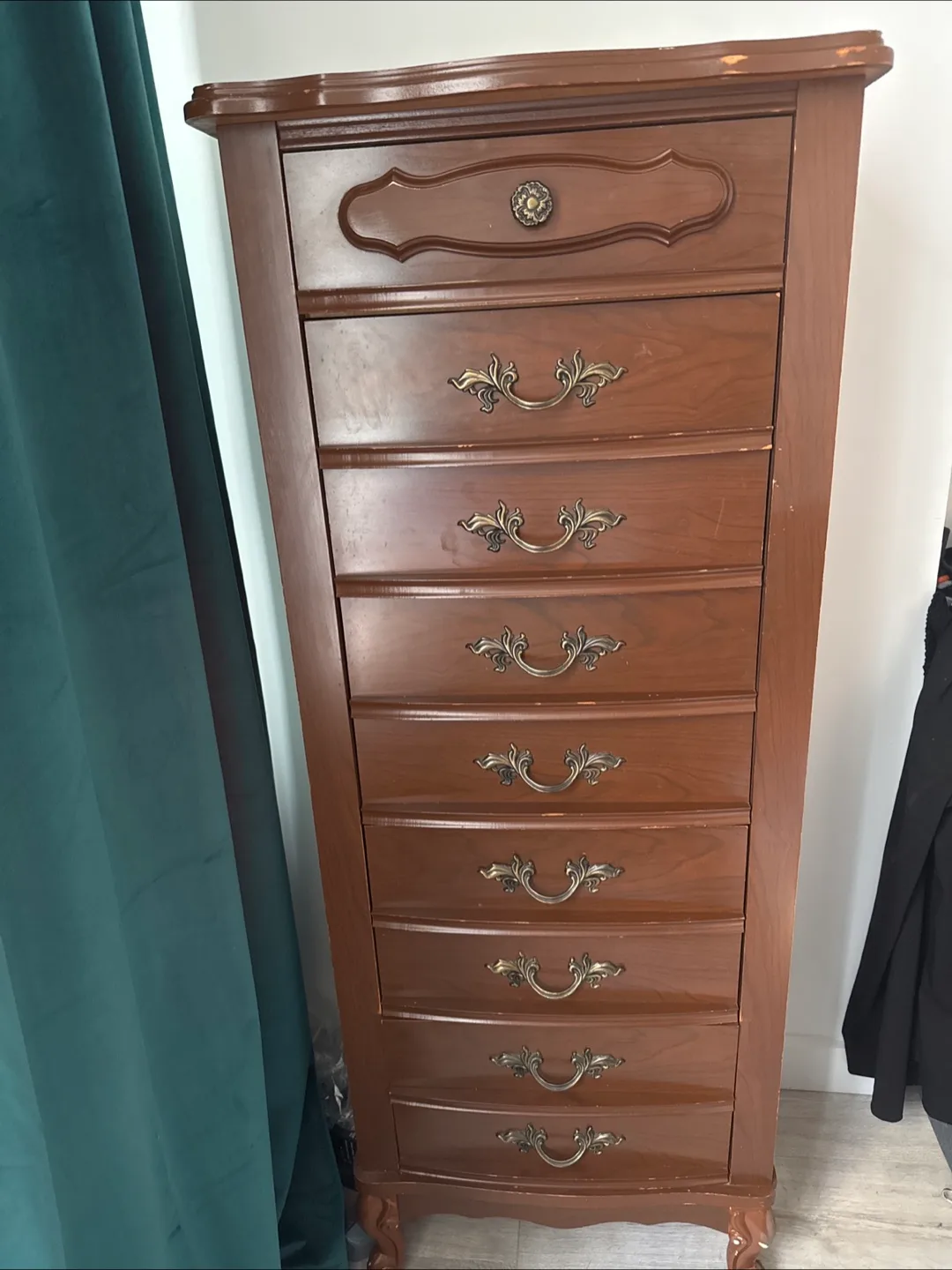 Vintage 5-Drawer Tall Dresser thumbnail