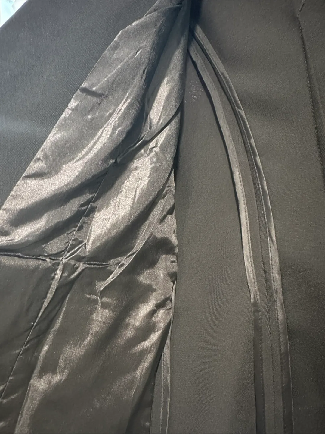 Women's Black Blazer with Gold Button and Rhinestone Detail image indicator(2)