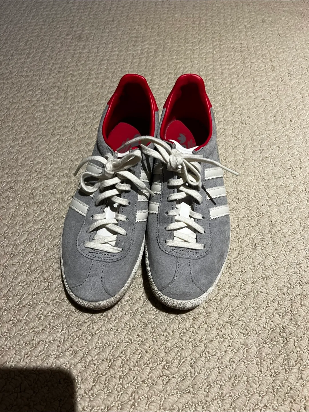 Adidas Gazelle Grey Suede Sneakers - Women's Size 5.5 image indicator(2)