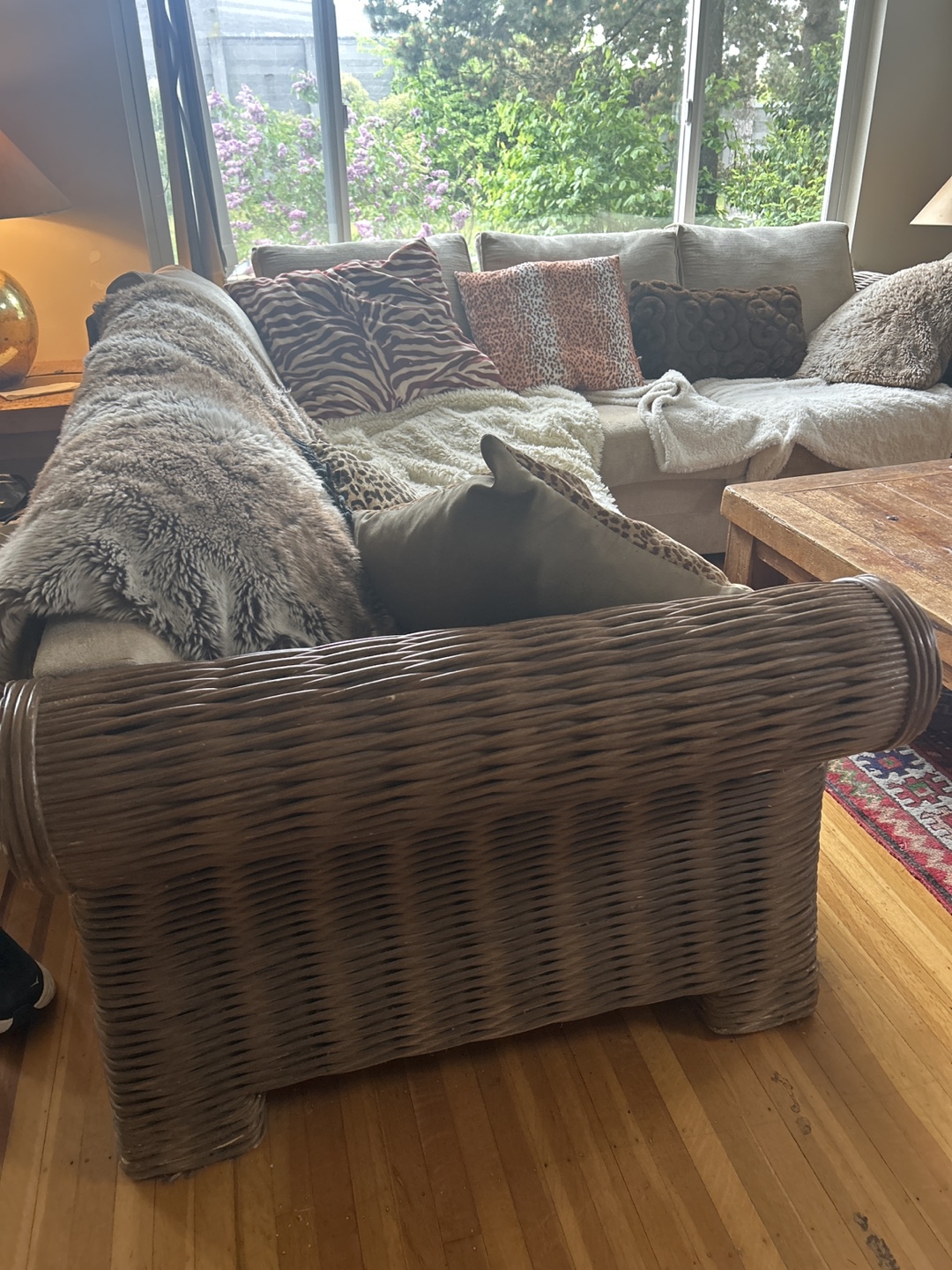 Rattan Sectional Sofa & Rattan Chairs - photo 2